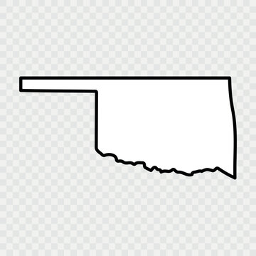recommend clip art: Oklahoma Map Black, State Border, United States, US America, Transparent Isolated, Variations. High detailed vector map - Oklahoma. Vector icon