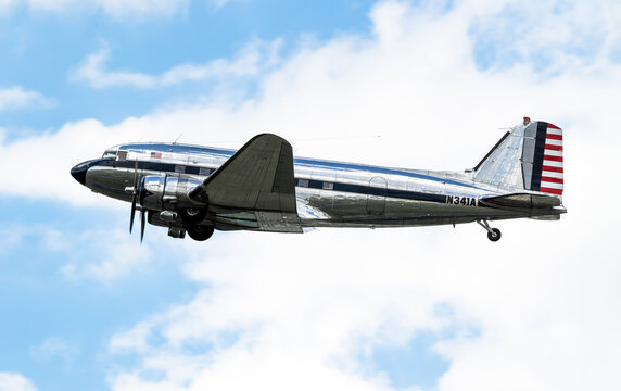 Douglas DC-3 (C-41A) Dakota vintage transport plane