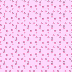 Seamless floral pattern whith white flowers and pink  background