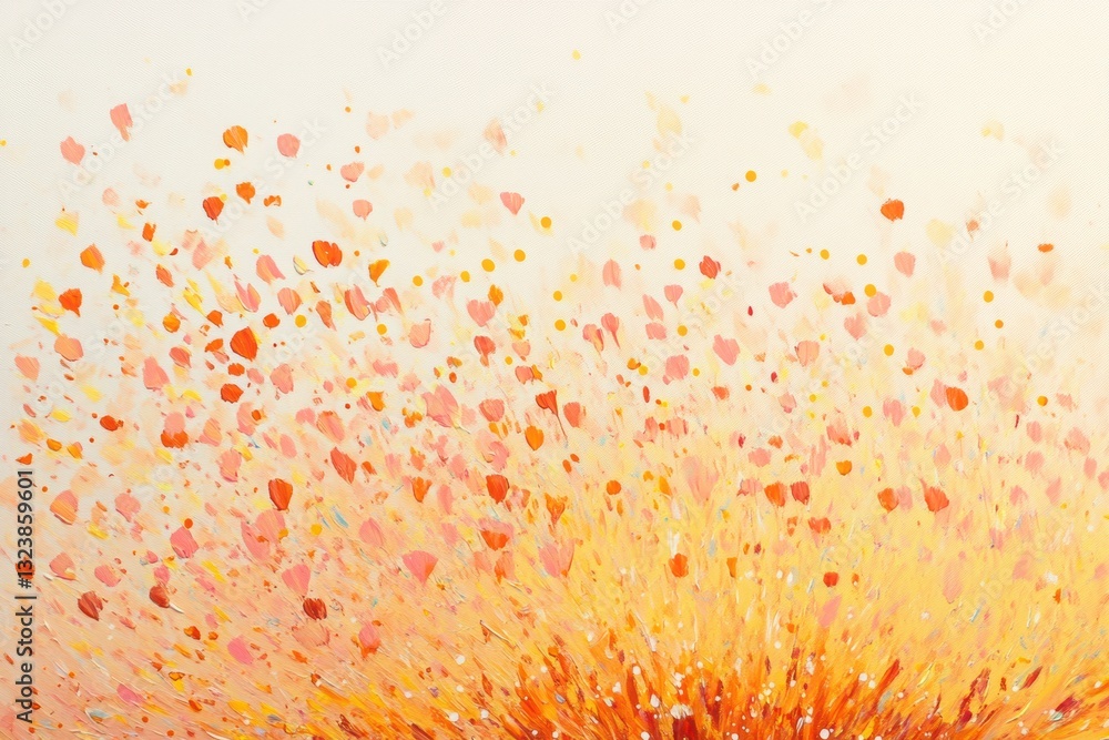Poster abstract burst of color: an eye-catching abstract artwork features a dynamic explosion of vibrant or