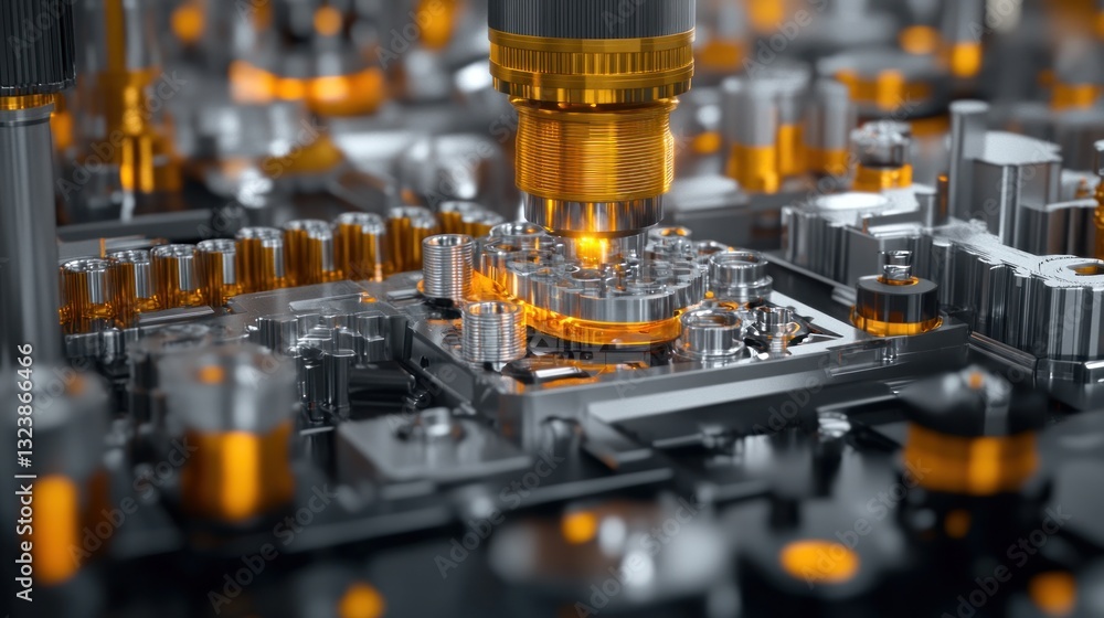 Poster precision engineering: a close-up of automated assembly