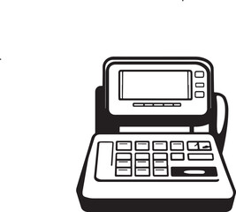 laptop isolated on white