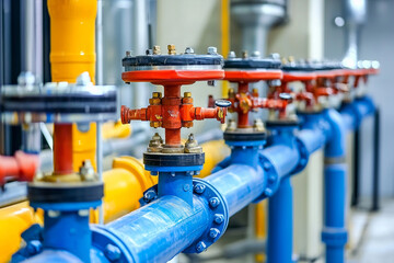 Industry pipeline transport petrochemical, gas and oil . Generative AI