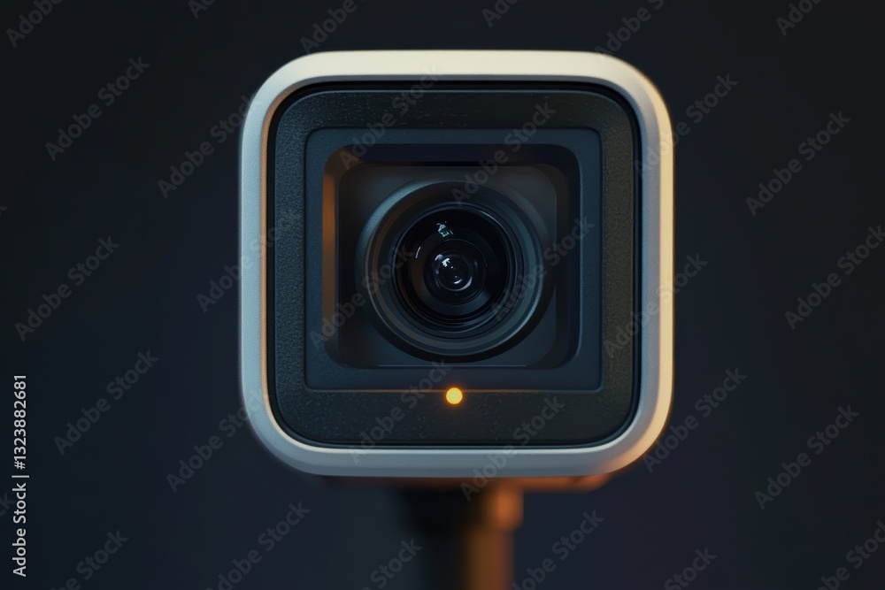 Poster high-resolution motion detection camera captures detailed video in low light conditions