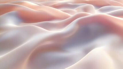 Obraz premium Silk Fabric Texture Background Soft Waves Satin Cotton Closeup Elegant Luxury Abstract Design