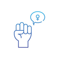 Women's Rights Vector icon