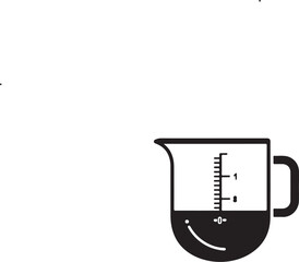 vector illustration of a test tube