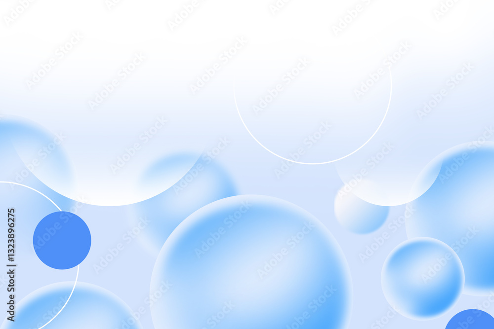 Poster abstract geometric background gradient soft light blue bokeh for graphic business background hitech 