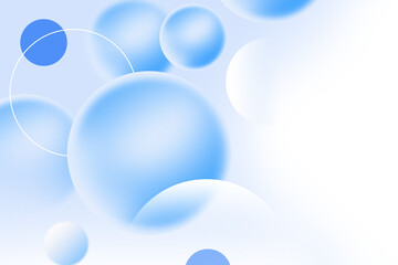 Abstract geometric background gradient soft light blue bokeh for Graphic Business background hitech technology digital design illustration web template background backdrop desktop wallpaper bubbles
