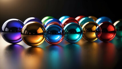 abstract background with balls