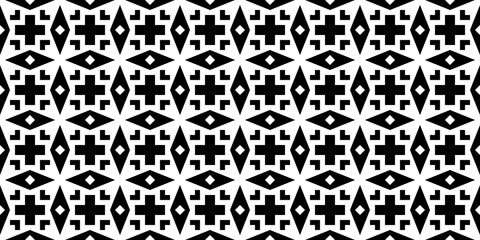 Fototapeta premium Seamless Transparent Monochrome Art Deco Style Geometric Pattern Wallpaper