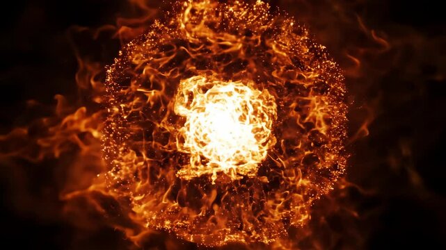 A raging firestorm in motion, filling the scene with unstoppable flames.