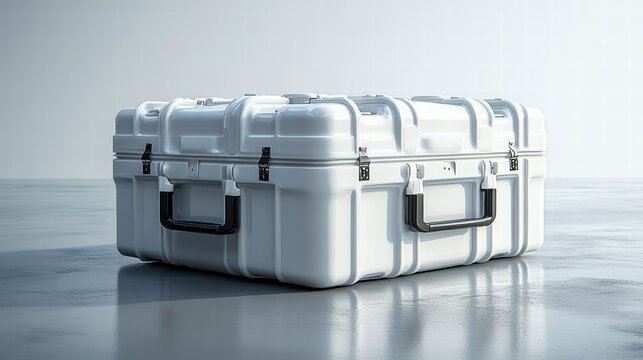 Protective Case: Sturdy and secure case, ideal for safeguarding valuable items, showcasing durable design and practical functionality.