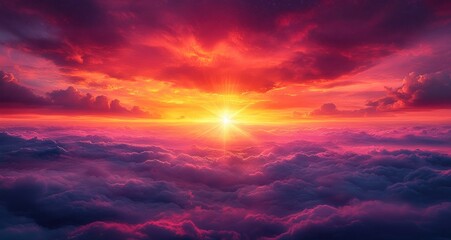 Fototapeta premium Sunset Celebration of African Heritage and Black Freedom on Juneteenth