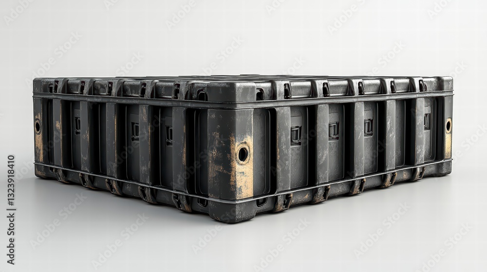 Poster modular storage unit: a sturdy and modern modular storage unit, designed for efficient organization,