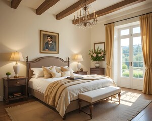 interior of a bedroom