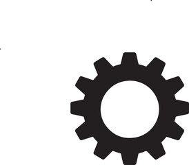 gear wheels isolated on white