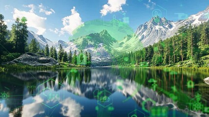 Environmental technology concept. Sustainable development goals. SDGs.