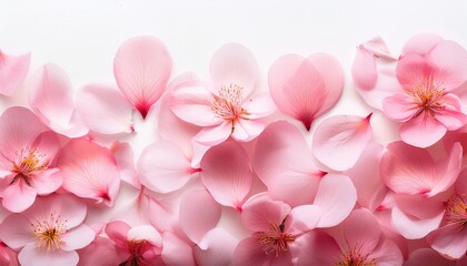 大きなピンクの桜の花びら