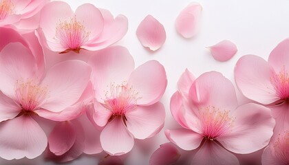 大きなピンクの桜の花びら