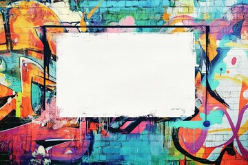 colorful grunge invitation template