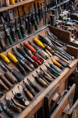 A creative fusion of traditional crafts and modern tools.