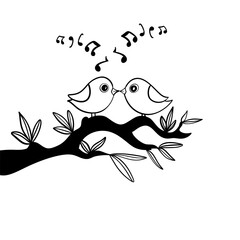 vector illustration of a bird