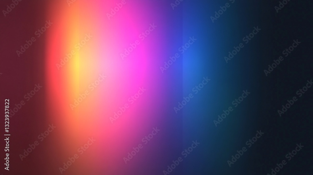 Poster Colorful abstract gradient background creating a vibrant and modern design