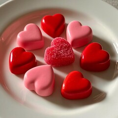Obraz premium Valentine, candy, chocolate, Valentine's Day, rose, heart, love, kiss, cake, love letter, wine, red wine,