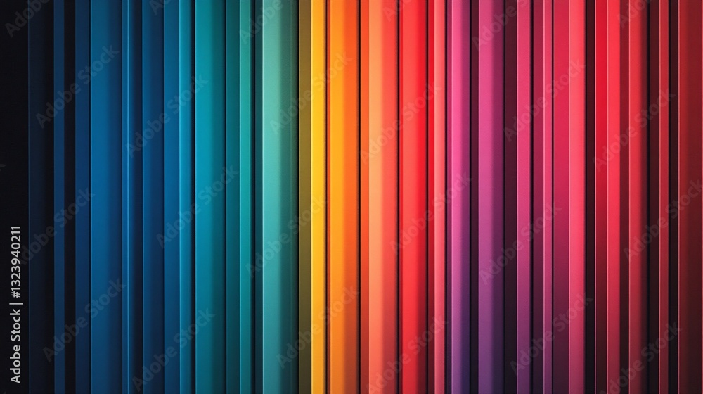 Aufkleber colorful vertical stripes creating a vibrant and modern background
