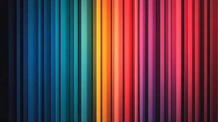 Obraz premium Colorful vertical stripes creating a vibrant and modern background