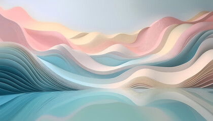 abstract background with waves
