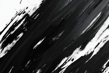 Bold black and white brush stroke layout for dynamic advertising graphics