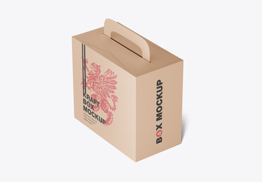 Kraft Box Mockup