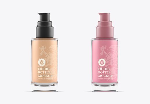 Spray Bottle Mockup