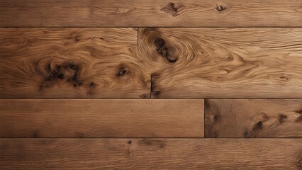 Close-up image a rustic brown wood texture visible grain knots.