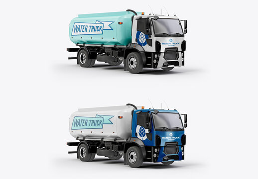 Water Truck Mockup