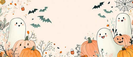 Halloween concept backdrop