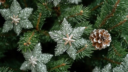 Sparkling Christmas Tree Ornaments