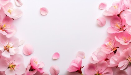 桜で囲まれている背景