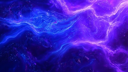 A glowing electric blue and purple background with futuristic circuit patterns and digital textures, ultra-high resolution