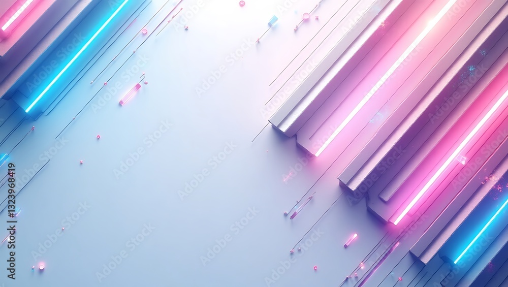 Aufkleber vibrant abstract background material featuring stylish diagonal stripes in a mesmerizing geometry pa