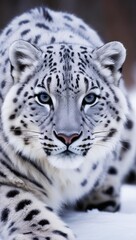 Fototapeta premium close up portrait of a leopard