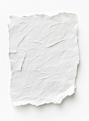 A piece of textured white paper