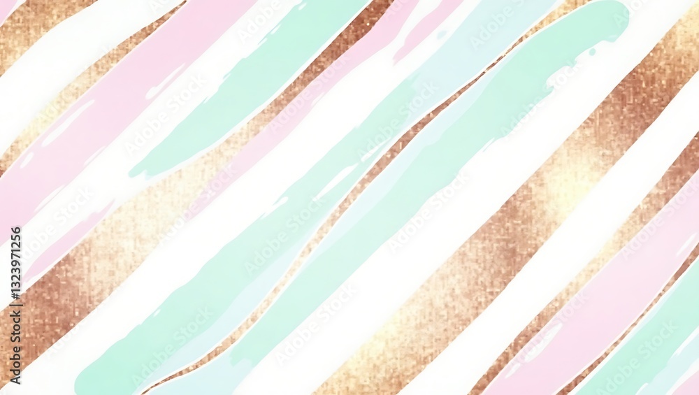 Aufkleber abstract colorful background with stripes. generative ai.
