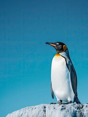 Obraz premium World Penguin Day, copy space