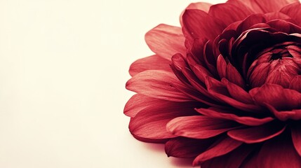 Beautiful single flower on a clean white surface capturing the essence of natural beauty