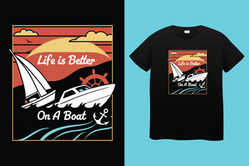 Sailor t shirt design vector