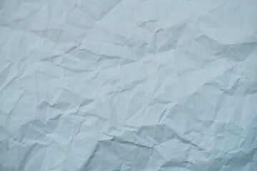 white crumpled paper texture background