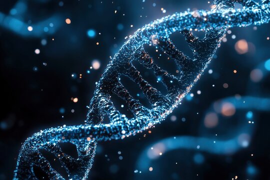 National DNA Day, copy space - Powered by Adobe